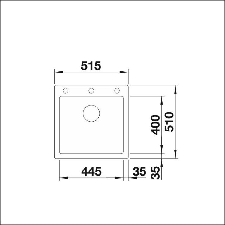 Blanco Pleon 5 komposiittiallas, Silgranit - Image 2