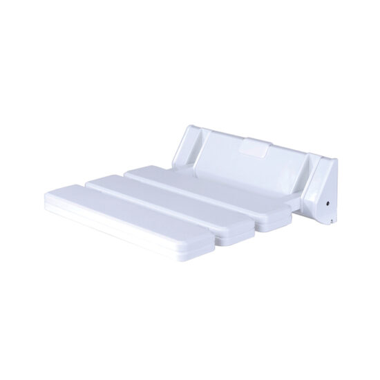 Suihkuistuin seinäkiinnitteinen 130kg, valkoinen